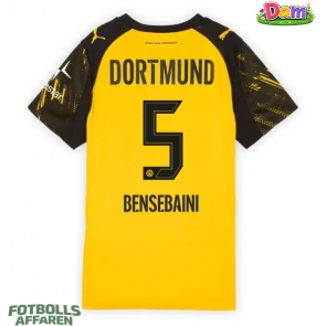Borussia Dortmund Ramy Bensebaini #5 Hemmatröja Kvinnor 2025-26 Kortärmad
